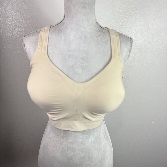 True Kind Daily Comfort Wirefree Shaper Bra Women 4XL Beige NWT + Extender 0028 - Picture 2 of 12